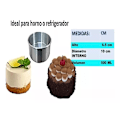 Pikkukuva 4 / 5: 5 kpl 10 cm kakkuvuokia, flan- ja juustokakkuja varten
