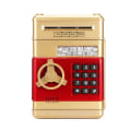 Miniatyrbilde 1 av 5: Elektronisk pengesparebøsse med automatisk dispenser, (rustikk gull) Mini minibank