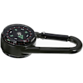 Miniatyrbilde 5 av 5: 1 stk Kompass Camping Klatring Fotturer Mini Metall 3-i-1 Multifunksjonell Karabinkrok Kompass Termometer Snap Hook Nøkkelring Kompass Utendørs Klatring Overlevelse