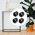 Miniatyrbild 5 av 5: 50 st U-formade Plaststolsglid (25mm), U-formade Plaststolsbensskydd, Fotskydd Golvskydd