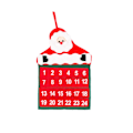 Miniatyrbillede 1 af 5: 1 stk. Julekalender med daglige fornødenheder, ikke-vævet julemand