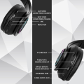 Miniatyrbillede 4 af 5: (Sort) Trådløse Bluetooth-hovedtelefoner til børn Foldbare