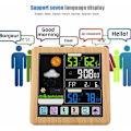 Miniatyrbild 2 av 5: Trådlös väderstation TS-3310 Full Touch Screen Trådlös Indoo