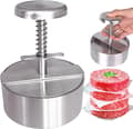 Burgerpress i rostfritt stål, hamburgerpress, grillpress