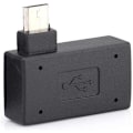Miniatyrbild 2 av 5: TG-adapter, 90 graders USB-port adapter, Micro OTG-kabel 2-pack Kompatibel med Firestick 2:a generationen, 3:e generationen och
