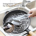 Miniatyrbild 5 av 5: 3 i 1 diskborste med diskmedelbehållare, diskborste