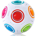 Miniatyrbillede 1 af 5: Magic Rainbow bold Magic Rainbow bold Regnbue Puslespil terning terning