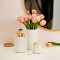 Miniatyrbild 5 av 5: Set med 3 (Vit) Te, Kaffe, Socker, Kryddburk, Keramik, Keksburk