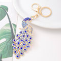 Pikkukuva 4 / 5: 1 Peacock Metal Sparkling Crystal Rhinestone Avaimenperä Avaimenperä