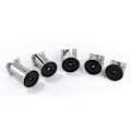 Miniatyrbillede 5 af 5: Runde sofaben 8 stk Krom 120 mm