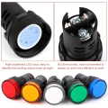 Miniatyrbilde 4 av 5: 15 stk Indikatorlys 220v Indikatorlys LED Indikator LED