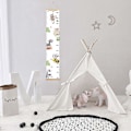 Miniatyrbild 2 av 5: Djurbilder Väggmätare för Barn, Baby Höjdmätare, Canvas Höjdmätare för Pojkar Flickor (Djurbilder 6)