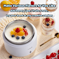 Miniatyrbillede 5 af 5: Yoghurtmaskine, Kompakt Græsk Yoghurtmaskine, Termostatstyring, Rustfrit Stålbeholder, 1 Liter Økologisk Yoghurt