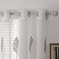 Miniatyrbild 5 av 5: Gardiner Vardagsrum-Vackra med Trädmönster, Öglegardiner Voile, Voile Gardiner Dekoration, Set med 2 Broderade Fönstergardiner för Sovrum, 2X 10