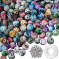 500 st Pärlor för Smyckestillverkning, Armband, Bläck