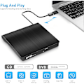 Miniatyrbilde 2 av 5: Ekstern CD DVD-stasjon, USB 3.0 og Type-C CD-brenner, bærbar CD DV