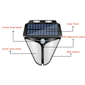Miniatyrbillede 2 af 5: Solcelled blinkende advarselslys, udendørs 2 stk. med 90DB alarm