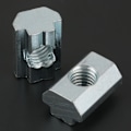 Miniatyrbild 4 av 4: 20 st Standard Slip Nut Galvaniserat Kolstål T Slip Nut för Aluminiumprofiltillbehör
