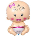 Miniatyrbillede 2 af 5: 2 stk. 68x45cm, Baby Form Ballon Dreng og Pige Stor Størrelse og