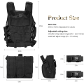 Miniatyrbilde 5 av 5: Militær Mesh Taktisk Vest, Kamuflasjevest med Belte for Airsoft