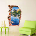 Miniatyrbild 4 av 5: 1 st 3D-stereoskopiska väggmålningar Flerfärgad Pool Dekoration
