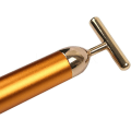 Miniatyrbillede 5 af 5: 1 stk., 24k ansigtsmassager, T-formet massager, et hudværktøj til