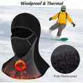 Miniatyrbillede 3 af 5: Motorcykel Balaclava Sort Ski Cykling Maske Moto Cross Bjerg