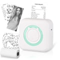 Miniatyrbillede 1 af 5: Bluetooth trådløs bærbar mobilprinter
