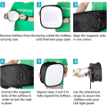 Miniatyrbillede 3 af 5: Softbox til 660 LED Panel - Ydre 41x17,5cm, Indre