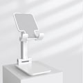 Miniatyrbild 1 av 5: (Vit) Vikbart Tablet Stativ Mobiltelefonhållare för Skrivbord