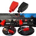 Miniatyrbild 4 av 5: 2 st batterisoleringsskydd flexibla bilbåtsbatteri negativa positiva terminal skyddshylsor biltillbehör