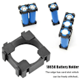 Miniatyrbillede 5 af 5: 200 stk. Batteriholder 18650 Anti Vibrationsholder 22x22m
