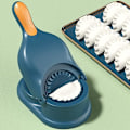 Miniatyrbillede 2 af 5: 1 stk blå 2 i 1 dumplingsmaskine, dumplingsbagning konditori