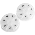 Pikkukuva 2 / 4: Viikoittainen Pill Organizer - Pakkaus 2 - Suuri Pyöreä Matkustus