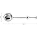 Miniatyrbillede 2 af 5: 4 stk. Rustfrit Stål Te-Infuser Te-Sigte Sukker Mel Sigte Pulveriseret Sukker Shaker Duster Filter Te Interval