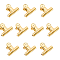 Miniatyrbillede 1 af 5: Golden Bull Hinge Papirklips l 10 Pakke med 2 Tommer Rustfrit