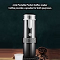 Miniatyrbilde 4 av 5: Espresso-maskin, Bærbar Kaffemaker Kompatibel med K-Cup Kapsler og Håndbrygget Kaffemaker