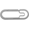 Miniatyrbillede 1 af 5: 1 stk. nøglering nøglering titanium legering åben sløjfekæde