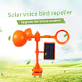 Miniatyrbild 3 av 4: Fågelskrämma, solcellsdriven fågelskrämma, vinddriven fågelskrämma, 360