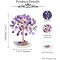 Miniatyrbilde 4 av 5: 1 Stykke Ametyst Mini Krystalltre Healing Krystall Tumbling