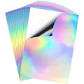 Pikkukuva 2 / 5: 10 Arkkia Holografiset Tarrapaperia A4 Tulostettava Vinyyli Kääre