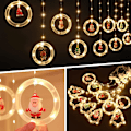 Miniatyrbillede 3 af 5: Julelys, 10 Trælys 120 LED Julepynt Indendørs, Batteridrevet Julevindueslys 9,8