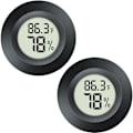 Miniatyrbild 1 av 5: 2-delad Mini Digital LCD Inomhus/Utomhus Hygrometer Termometer för Luftfuktare Växthus Reptilfuktare