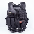Miniatyrbilde 1 av 5: Militær Mesh Taktisk Vest, Kamuflasjevest med Belte for Airsoft