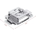 Miniatyrbild 2 av 5: Multifunktionell rostfri äggskärare för hårdkokta ägg