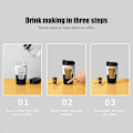 Miniatyrbild 3 av 5: 1 st (Svart) Rörkaffe Mugg Uppladdningsbar Blandningskopp USB