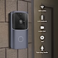 Miniatyrbillede 1 af 4: (Sort) To-vejs lyd, HD-video, bevægelses- og chime-app-advarsler,