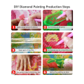 Miniatyrbilde 4 av 5: DIY 5D Dovendyr Diamant Full Diamond Set 30*40cm, Vann Dyr