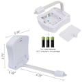 Miniatyrbillede 2 af 5: 2 stk. 16 Farver LED Toilet Natlys, Bevægelsessensorlys
