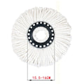Pikkukuva 4 / 5: Sininen 2-pakkaus Clean Twist Disc Mop -vaihtopäät, ihanteellinen laatta- ja kivipinnoille, vettä ja likaa imevä mikrokuitu, vaihtomoppit, helppo kiinnittää